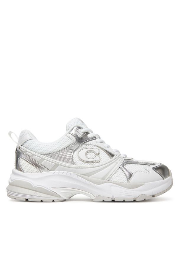 Coach Sneakersy Mesh CAQ29 Biały. Kolor: biały. Materiał: materiał