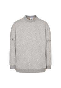 Bluza Urban Classics training terry crew. Kolor: szary #1