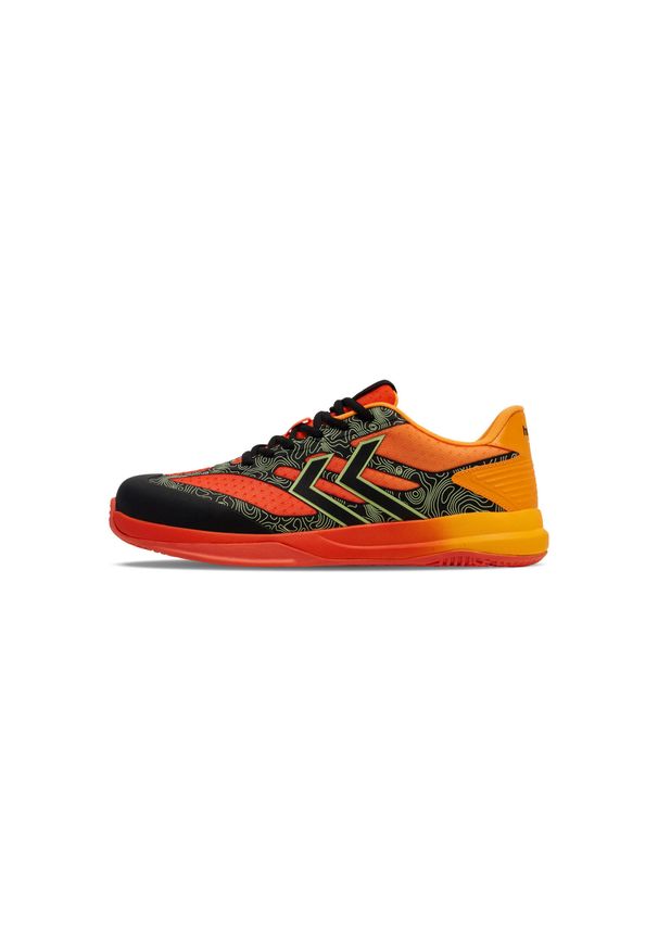 Buty halowe Hummel Dagaz VI. Kolor: czerwony, czarny, wielokolorowy. Sport: koszykówka