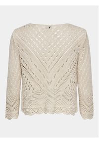 JDY Sweter New Sun 15212788 Beżowy Regular Fit. Kolor: beżowy #6
