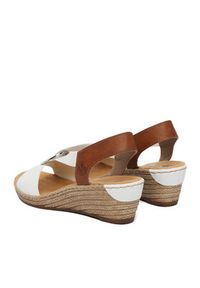 Rieker Sandały CEO-624H6-81 Biały. Kolor: biały. Materiał: skóra #8