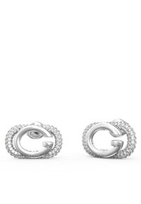 Guess Kolczyki JUBE04 511JW Srebrny. Materiał: metalowe. Kolor: srebrny