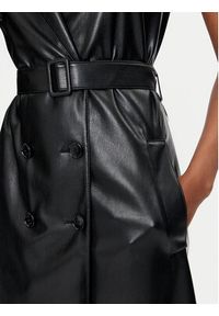 BOSS - Boss Sukienka z imitacji skóry Dujeta 50518473 Czarny Regular Fit. Kolor: czarny. Materiał: skóra #2