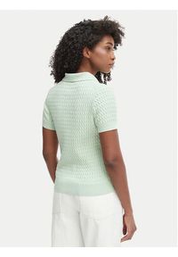 TOMMY HILFIGER - Tommy Hilfiger Sweter WW0WW41474 Zielony Regular Fit. Kolor: zielony. Materiał: bawełna #4