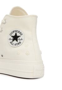 Converse Trampki Chuck Taylor All Star Lift Platform Beads A16107C Écru. Kolor: kremowy. Materiał: materiał. Obcas: na platformie #7