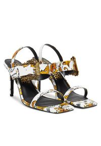 Versace Jeans Couture Sandały 78VA3S71 Biały. Kolor: biały. Materiał: skóra