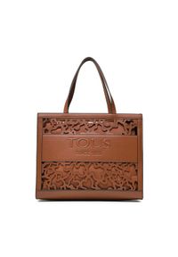 Tous - TOUS Torebka Shopping Xl Amaya K.Shock 2001660643 Brązowy. Kolor: brązowy. Materiał: skórzane