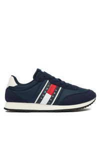 Tommy Jeans Sneakersy Tjm Classic Runner EM0EM01709 Granatowy. Kolor: niebieski. Materiał: materiał #1