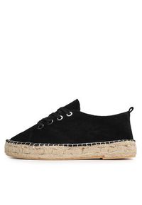 Jenny Fairy Espadryle HZF098-01 Czarny. Kolor: czarny. Materiał: materiał