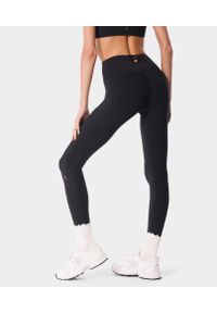Legginsy crossback na pilates dla kobiet Carpatree Balletcore. Stan: podwyższony. Kolor: czarny. Sport: joga i pilates