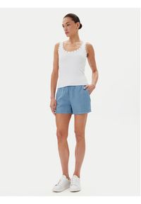 only - ONLY Szorty materiałowe Pema 15226321 Niebieski Relaxed Fit. Kolor: niebieski. Materiał: lyocell #4