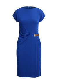 Lauren Ralph Lauren - LAUREN RALPH LAUREN Sukienka koktajlowa 200P03763002 Niebieski Slim Fit. Kolor: niebieski. Materiał: syntetyk. Styl: wizytowy #4