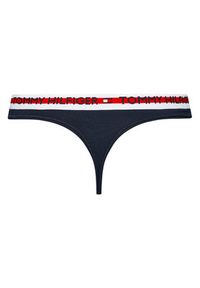 TOMMY HILFIGER - Tommy Hilfiger Stringi UW0UW02458 Granatowy. Kolor: niebieski