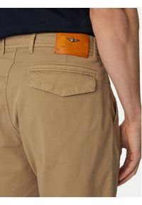 Aeronautica Militare Szorty materiałowe 261BE0278UCT04292 Beżowy Regular Fit. Kolor: beżowy. Materiał: bawełna #3