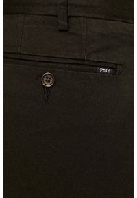 Polo Ralph Lauren - Spodnie 710644988001. Kolor: czarny. Materiał: tkanina #2