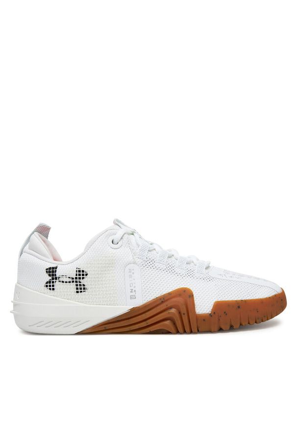 Buty na siłownię Under Armour. Kolor: biały. Sport: fitness