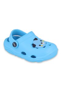 Befado inne obuwie dziecięce - niebieski 159X109 niebieskie. Okazja: na plażę. Kolor: niebieski. Materiał: materiał