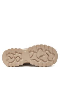 DeeZee Sneakersy AM25237 Beżowy. Kolor: beżowy. Materiał: skóra #4