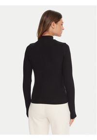 Guess Bluzka V5BP10 KCBF1 Czarny Slim Fit. Kolor: czarny. Materiał: bawełna