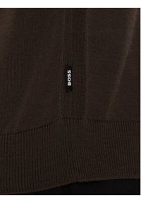 BOSS Golf Musso-P 50468262 Zielony Slim Fit. Typ kołnierza: golf. Kolor: zielony. Materiał: wełna