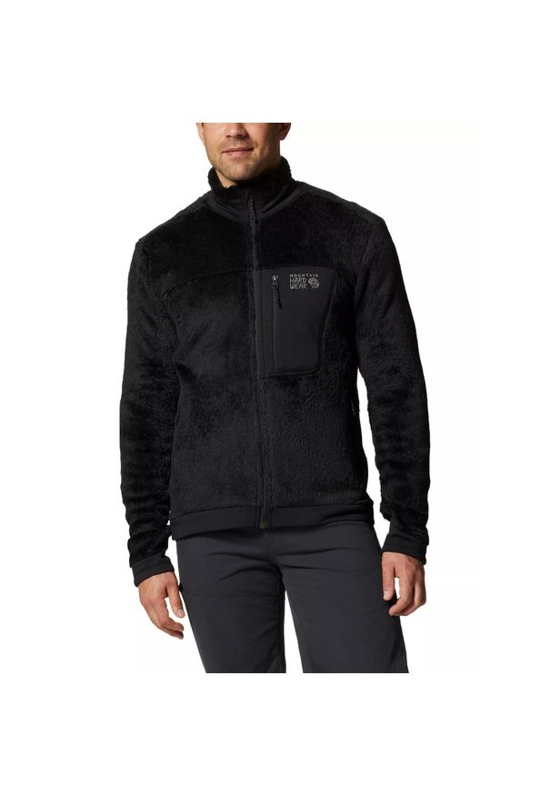 MOUNTAIN HARDWEAR - Bluza polarowa męska Mountain Hardwear Polartec High Loft. Kolor: czarny. Materiał: polar. Sezon: zima. Sport: narciarstwo