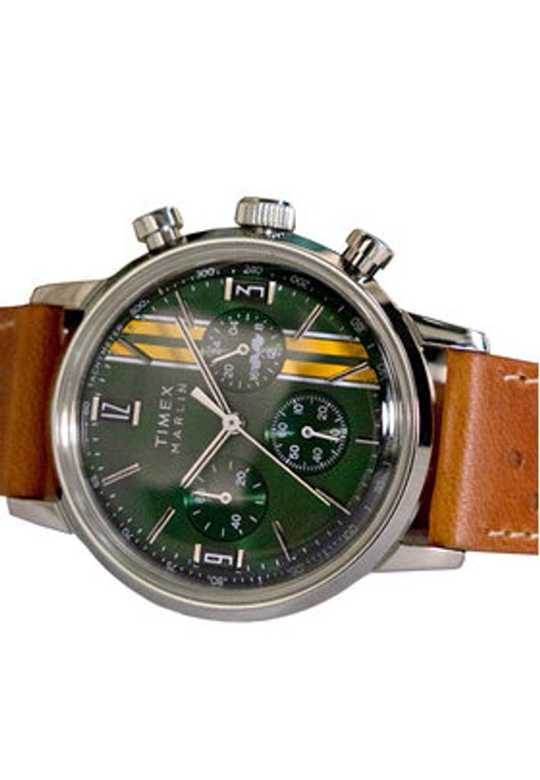 Timex Zegarek Marlin® Chronograph TW2W99100 Srebrny. Kolor: srebrny