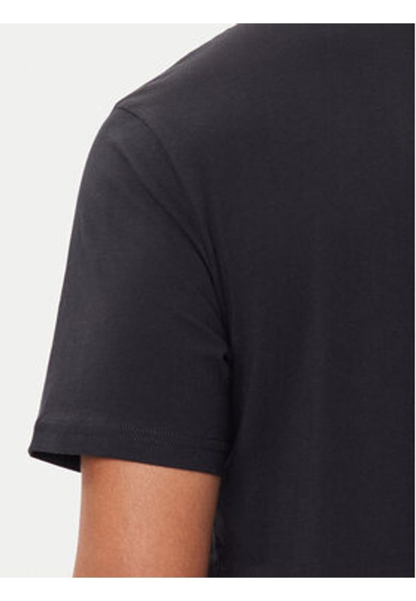 Napapijri T-Shirt S-Funes Ss NP0A88UA Czarny Regular Fit. Kolor: czarny. Materiał: bawełna