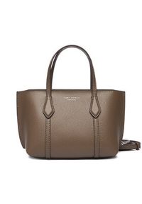 Tory Burch Torebka Perry Mini Tote 175548 Brązowy. Kolor: brązowy. Materiał: skórzane #2