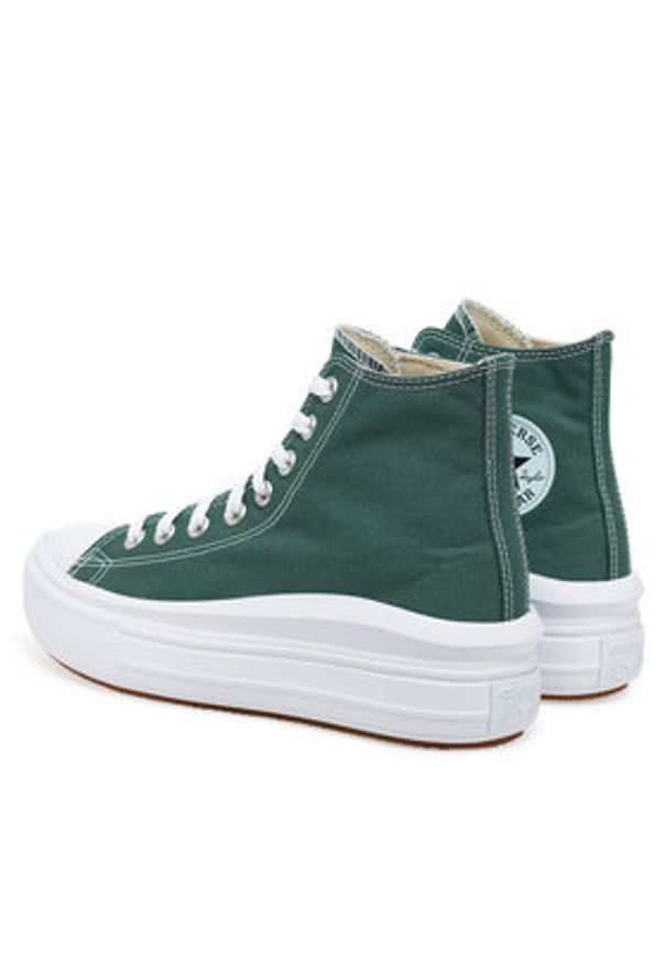 Converse Trampki Chuck Taylor All Star Move Platform A10664C Niebieski. Kolor: niebieski. Materiał: materiał. Obcas: na platformie