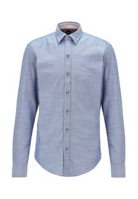 BOSS - Boss Koszula Robbie 50438496 Granatowy Sharp Fit. Kolor: niebieski. Materiał: bawełna #5