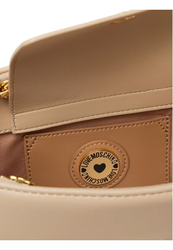 Love Moschino - LOVE MOSCHINO Torebka JC4235PP0MKL0104 Écru. Materiał: skórzane