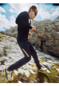 4f - 4F Spodnie trekkingowe męskie - czarne 3XL. Kolor: czarny. Materiał: poliester, materiał. Technologia: Primaloft. Długość: długie. Sport: wspinaczka, turystyka piesza #1