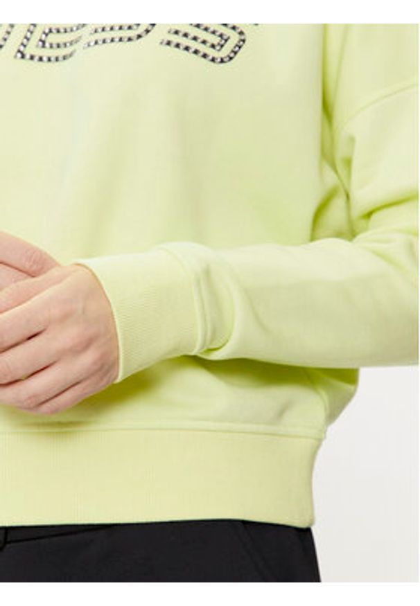 Guess Bluza Skylar V4GQ07 K8802 Zielony Relaxed Fit. Kolor: zielony. Materiał: syntetyk, bawełna