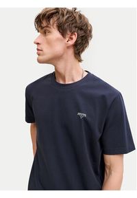 Jack & Jones T-Shirt Tyler 12292383 Granatowy Regular Fit. Kolor: niebieski. Materiał: bawełna #5