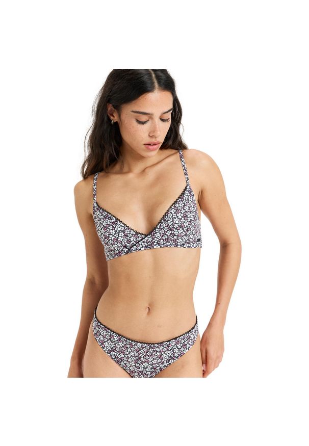 Roxy - Trójkątny stanik bikini dla Kobiety INTO THE SUN Czarny. Kolor: czarny. Materiał: elastan, poliester, materiał