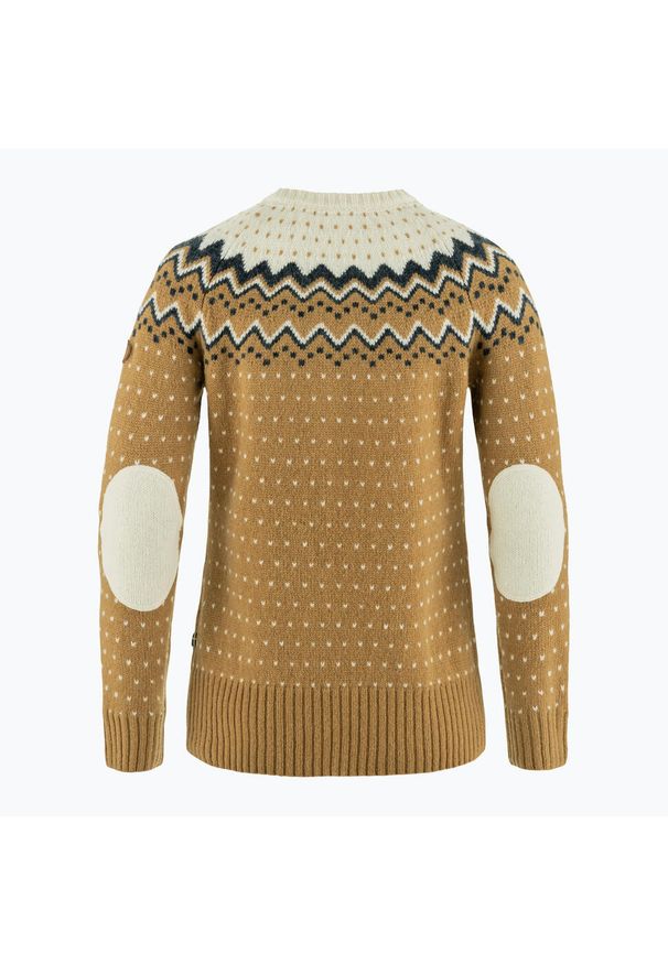 Sweter damski Fjällräven Övik Knit Sweater. Kolor: brązowy. Sport: turystyka piesza