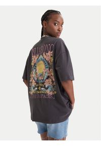 Billabong T-Shirt Floral Rocker EBJZT00590 Czarny Loose Fit. Kolor: czarny. Materiał: bawełna #1
