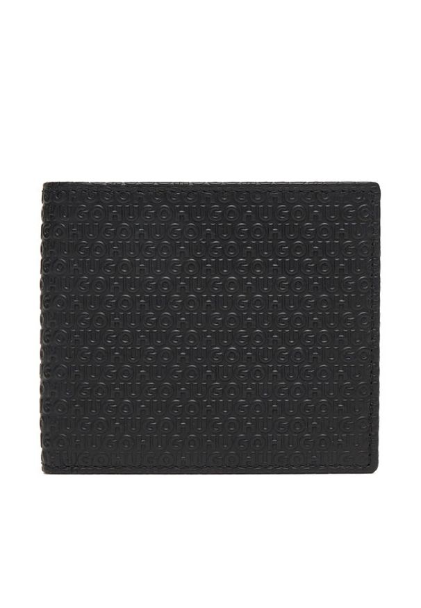 Hugo - HUGO Portfel Ethon 50558572 Czarny. Kolor: czarny. Materiał: skóra