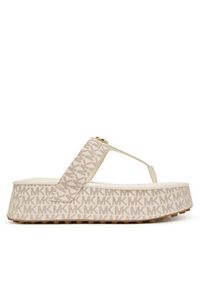 MICHAEL Michael Kors Japonki Koya Flip Flap 40R6KOFA2B Écru. Kolor: kremowy. Materiał: skóra #6
