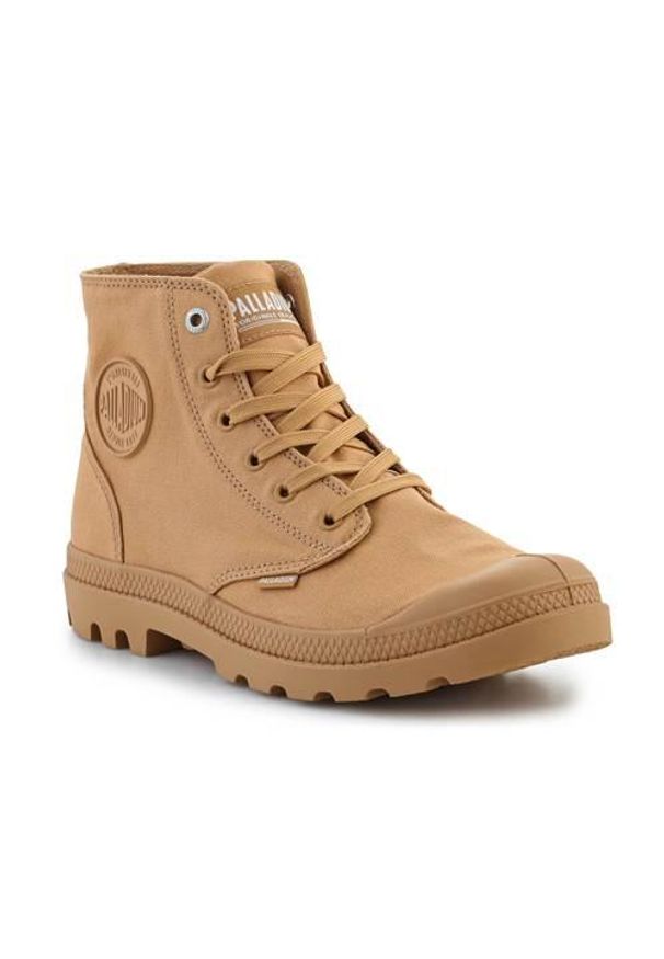 Buty do chodzenia unisex Palladium Mono Chrome Woodlin. Zapięcie: sznurówki. Kolor: beżowy. Materiał: materiał, syntetyk, tkanina. Szerokość cholewki: normalna. Sport: turystyka piesza