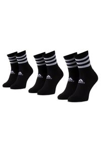 Adidas - adidas Zestaw 3 par wysokich skarpet unisex 3s Csh Crw3p DZ9347 Czarny. Kolor: czarny. Materiał: materiał