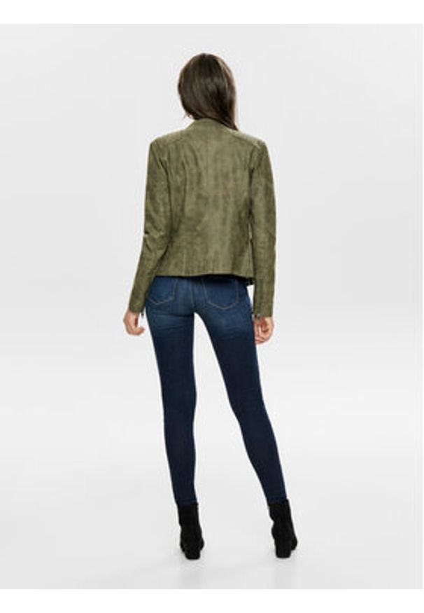 only - ONLY Kurtka z imitacji skóry Ava 15102997 Zielony Regular Fit. Kolor: zielony. Materiał: skóra