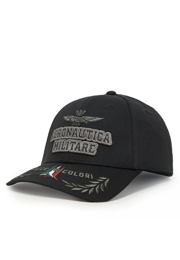 Czapka z daszkiem Aeronautica Militare. Kolor: czarny