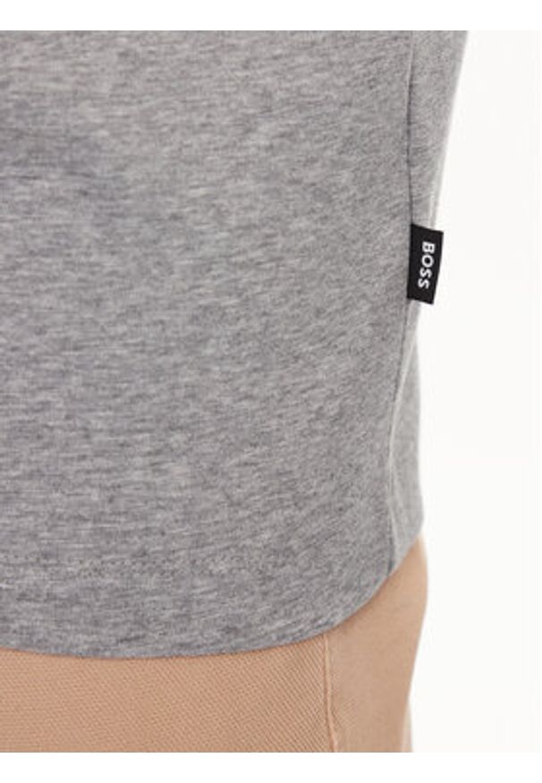 BOSS - Boss T-Shirt Tiburt 278 50485158 Szary Regular Fit. Kolor: szary. Materiał: bawełna