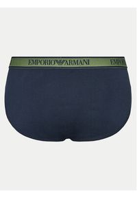 Emporio Armani Underwear Komplet 3 par slipów 111734 4F717 70435 Granatowy. Kolor: niebieski. Materiał: bawełna