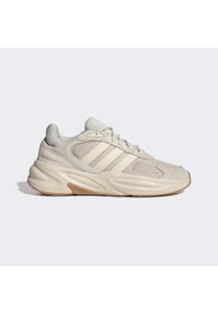 Adidas - Ozelle Cloudfoam Shoes. Kolor: biały, brązowy, szary, wielokolorowy. Materiał: materiał. Model: Adidas Cloudfoam