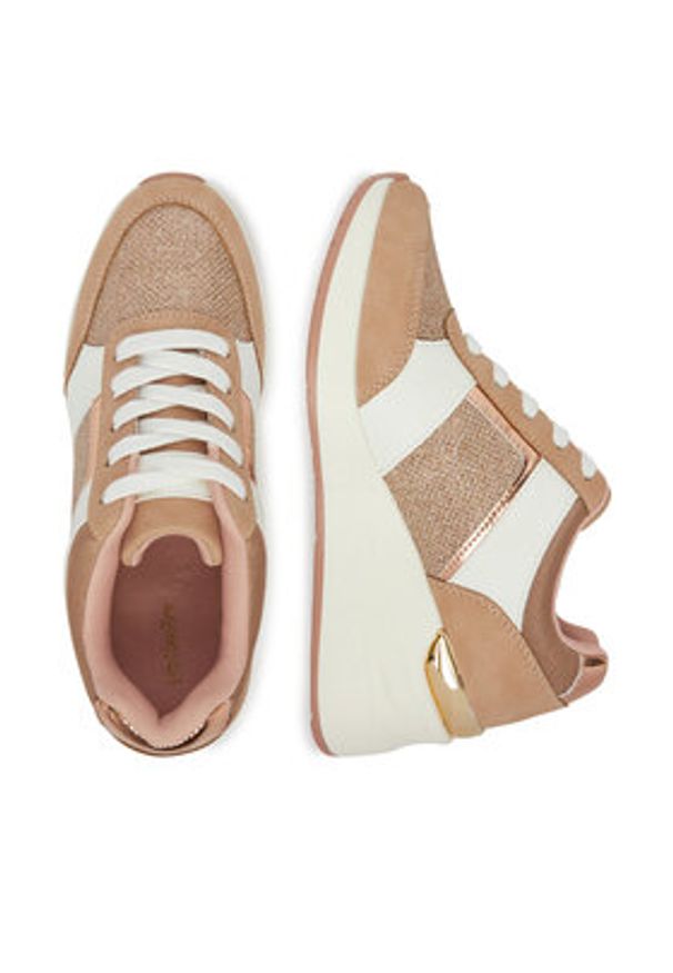 DeeZee Sneakersy AM1109 Różowy. Kolor: różowy. Materiał: skóra