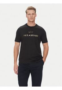 PAUL & SHARK - Paul&Shark T-Shirt C0P1239 Czarny Regular Fit. Kolor: czarny. Materiał: bawełna #1