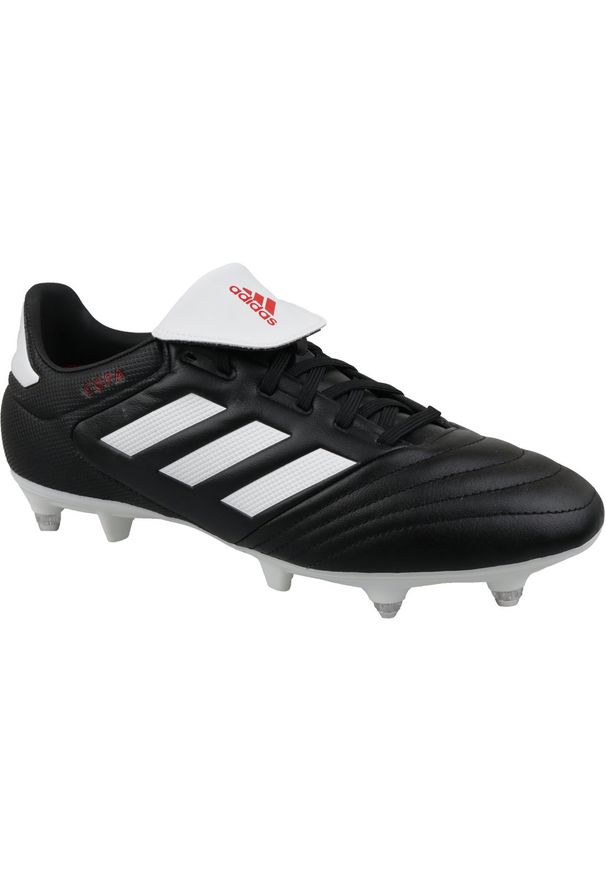 Adidas - adidas Copa 17.3 SG CP9717. Kolor: czarny. Materiał: skóra. Szerokość cholewki: normalna. Sport: piłka nożna