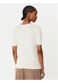 Weekend Max Mara Sweter Zibetto 2515361041 Écru Regular Fit. Materiał: bawełna, jedwab #2